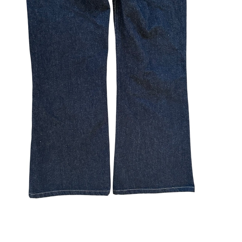 Seventy + Mochi Dark Wash High Rise Contrast Stitch Queenie Jeans Nightfall 25 - Picture 7 of 12